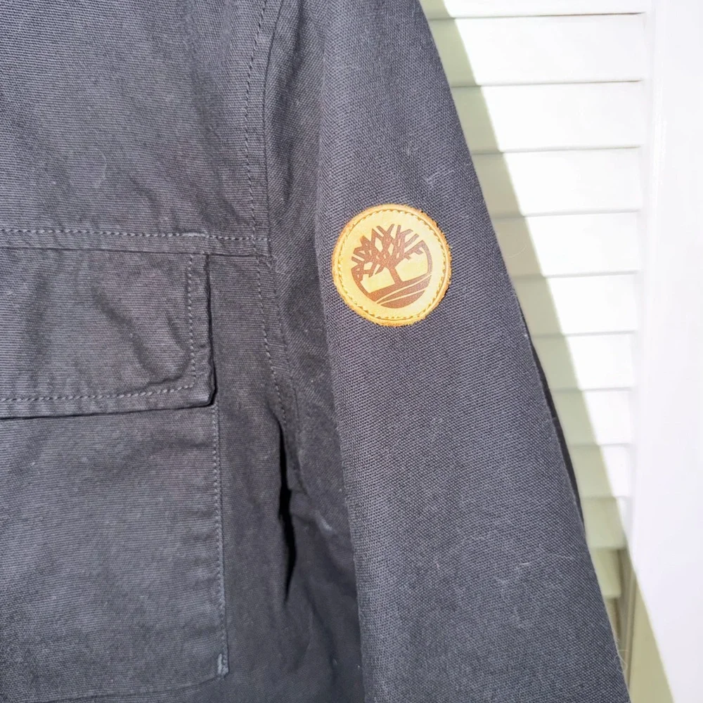 Timberland Men’s Black Military/Field Jacket Size Large